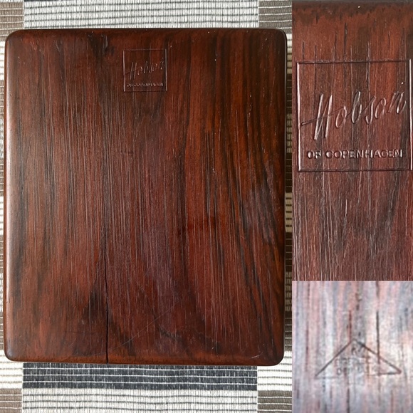 SALE MCM Rosewood Box Mid Century Humidor Denmark Danish Wood Tray Ehrenreich - Picture 11 of 11